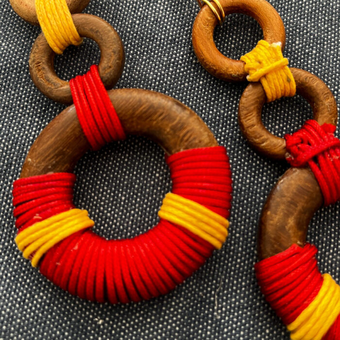 Aretes Trío Madera - Imagen 4