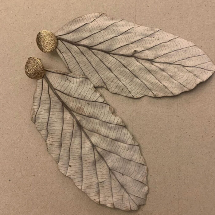 Aretes Artesanales Hojas